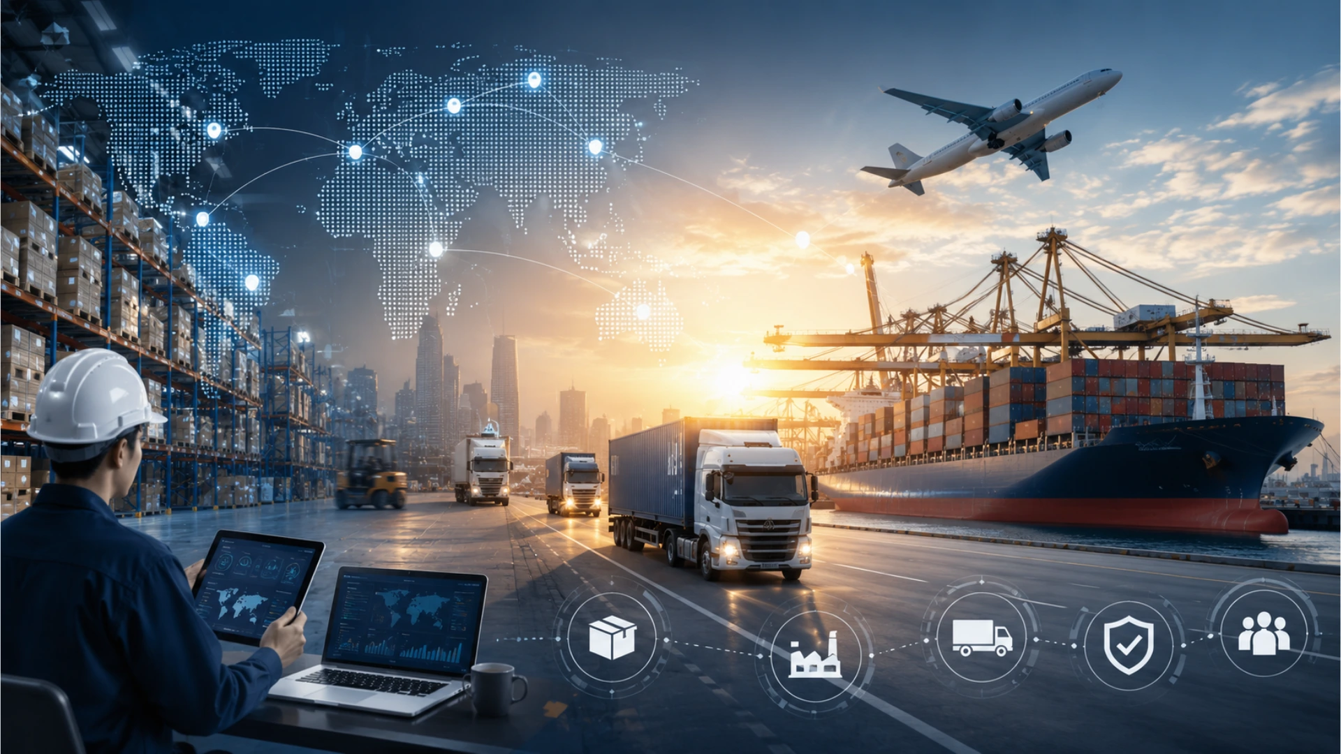 Supply chain management services improving operational resilience and supply chain visibility